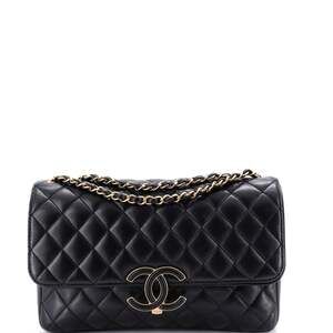 Chanel Cc Chic Double Flap Bag Quilted #233843C43B